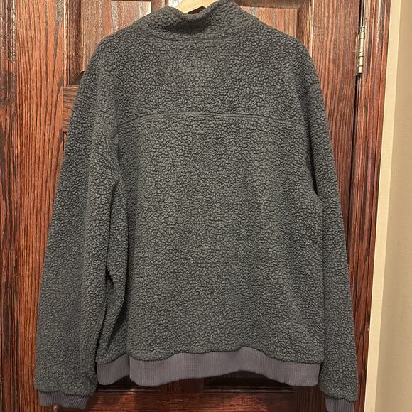 Men’s Carhartt Sherpa Navy Blue Fleece Zip Up Jacket 2XL - Picture 5 of 5